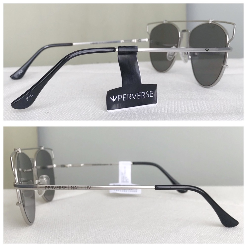 PERVERSE x NAT + LIV Limited Mirrored Sunglasses - Picture 4 of 9